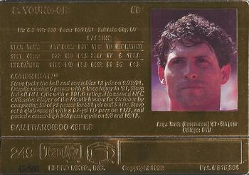 1992 Action Packed - Mint #249 Steve Young Back