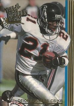 1992 Action Packed All-Madden #3 Deion Sanders Front