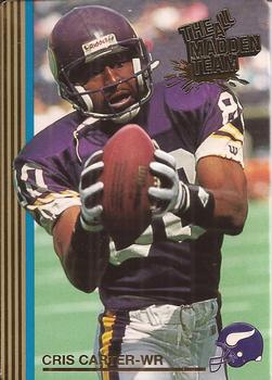 1992 Action Packed All-Madden #9 Cris Carter Front