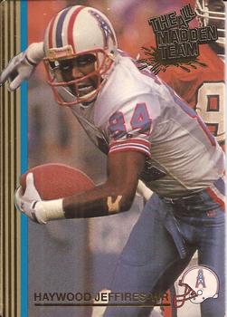 1992 Action Packed All-Madden #28 Haywood Jeffires Front