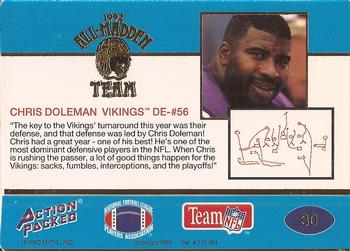 1992 Action Packed All-Madden #30 Chris Doleman Back
