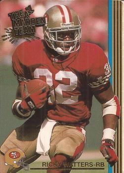 1992 Action Packed All-Madden #32 Ricky Watters Front