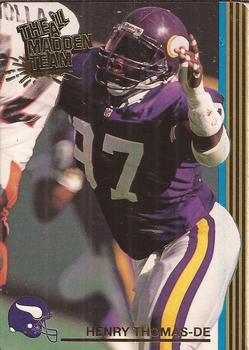 1992 Action Packed All-Madden #33 Henry Thomas Front