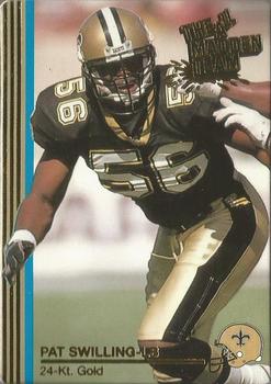 1992 Action Packed All-Madden - 24K Gold #20G Pat Swilling Front