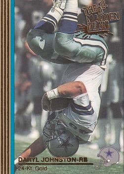 1992 Action Packed All-Madden - 24K Gold #54G Daryl Johnston Front