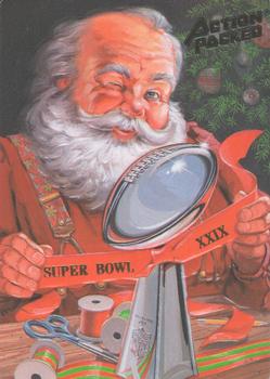 1994 NFL Properties Christmas #SC2 Santa Claus Front
