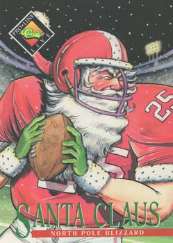 1994 NFL Properties Christmas #D25 Santa Claus Front