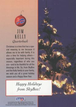 1994 NFL Properties Christmas #NNO Jim Kelly Back