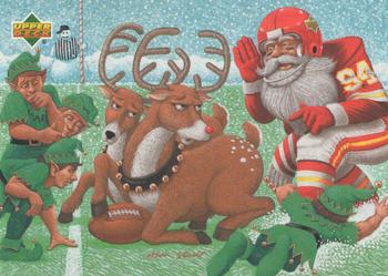 1994 NFL Properties Christmas #NNO Santa Claus Front