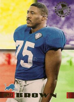 1995 Stadium Club Members Only 50 #28 Lomas Brown Front