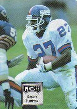 1993 Playoff Contenders #26 Rodney Hampton Front