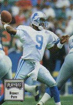 1993 Playoff Contenders #52 Rodney Peete Front
