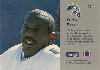 1993 Playoff Contenders #32 Kelvin Martin Back