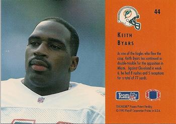 1993 Playoff Contenders #44 Keith Byars Back