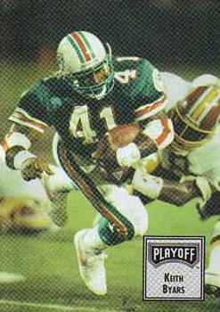 1993 Playoff Contenders #44 Keith Byars Front
