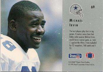 1993 Playoff Contenders #69 Michael Irvin Back