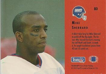 1993 Playoff Contenders #80 Mike Sherrard Back