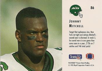 1993 Playoff Contenders #86 Johnny Mitchell Back