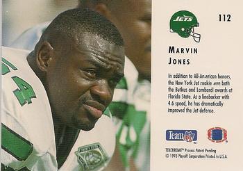 1993 Playoff Contenders #112 Marvin Jones Back