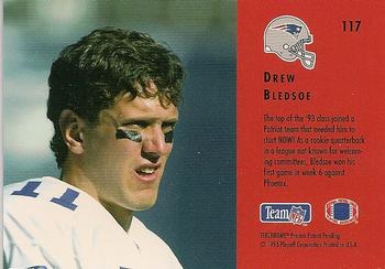 1993 Playoff Contenders #117 Drew Bledsoe Back