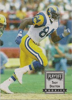 1993 Playoff Contenders #123 Troy Drayton Front