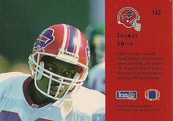 1993 Playoff Contenders #142 Thomas Smith Back