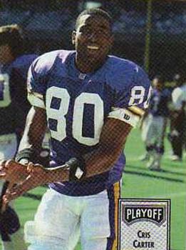 1993 Playoff Contenders #92 Cris Carter Front
