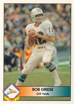 1992 Pacific - Bob Griese #14 Bob Griese Front