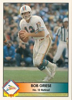 1992 Pacific - Bob Griese #17 Bob Griese Front