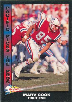 1992 Pacific - Pacific Picks the Pros Silver #2 Marv Cook Front