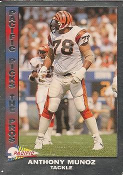 1992 Pacific - Pacific Picks the Pros Silver #10 Anthony Munoz Front