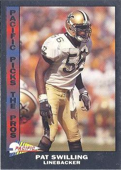 1992 Pacific - Pacific Picks the Pros Silver #17 Pat Swilling Front