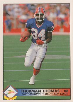 1992 Pacific - Statistical Leaders #29 Thurman Thomas Front