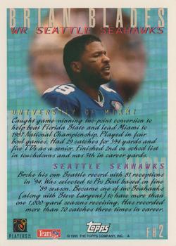 1995 Topps - Florida Hotbed #FH2 Brian Blades Back