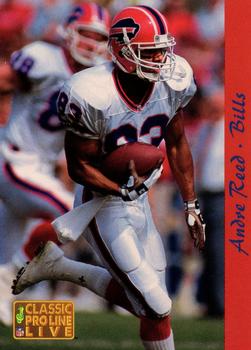 1993 Pro Line Live #16 Andre Reed Front