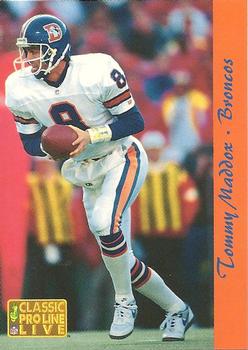 1993 Pro Line Live #70 Tommy Maddox Front