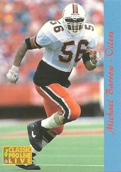 1993 Pro Line Live #105 Micheal Barrow Front