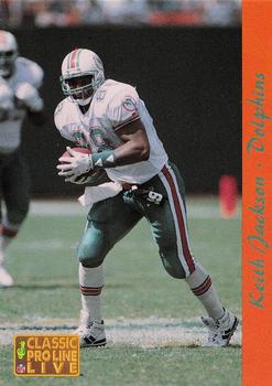 1993 Pro Line Live #151 Keith Jackson Front