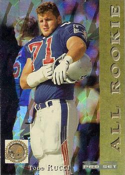 1993 Pro Set - All-Rookies #10 Todd Rucci Front