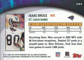 2001 Topps - Own the Game #AW8 Isaac Bruce Back