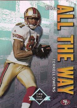 2001 Topps - Own the Game #AW9 Terrell Owens Front
