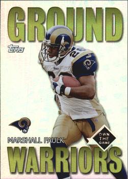 2001 Topps - Own the Game #GW3 Marshall Faulk Front