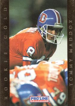 1992 Pro Line Portraits - Rookie Gold #7 Tommy Maddox Front