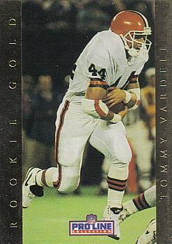 1992 Pro Line Portraits - Rookie Gold #5 Tommy Vardell Front
