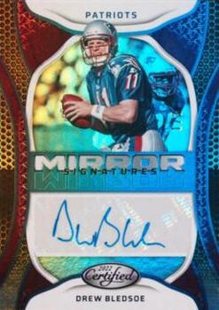2022 Panini Certified - Mirror Signatures Purple #MS-DB Drew Bledsoe Front