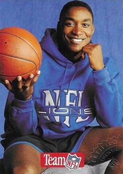 1992 Pro Line Portraits - Team NFL Autographs #5 Isiah Thomas Front