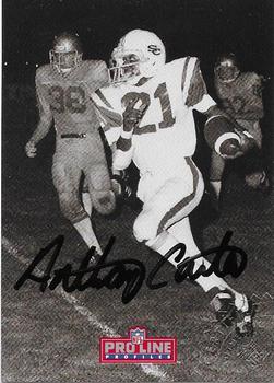1992 Pro Line Profiles - Autographs #NNO Anthony Carter Front