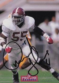 1992 Pro Line Profiles - Autographs #NNO Derrick Thomas Front