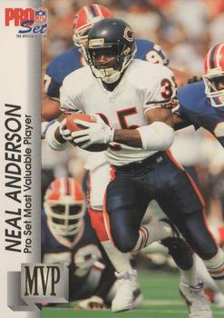 1992 Pro Set - Gold MVPs #MVP17 Neal Anderson Front