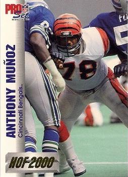 1992 Pro Set - HOF 2000 #8 Anthony Munoz Front